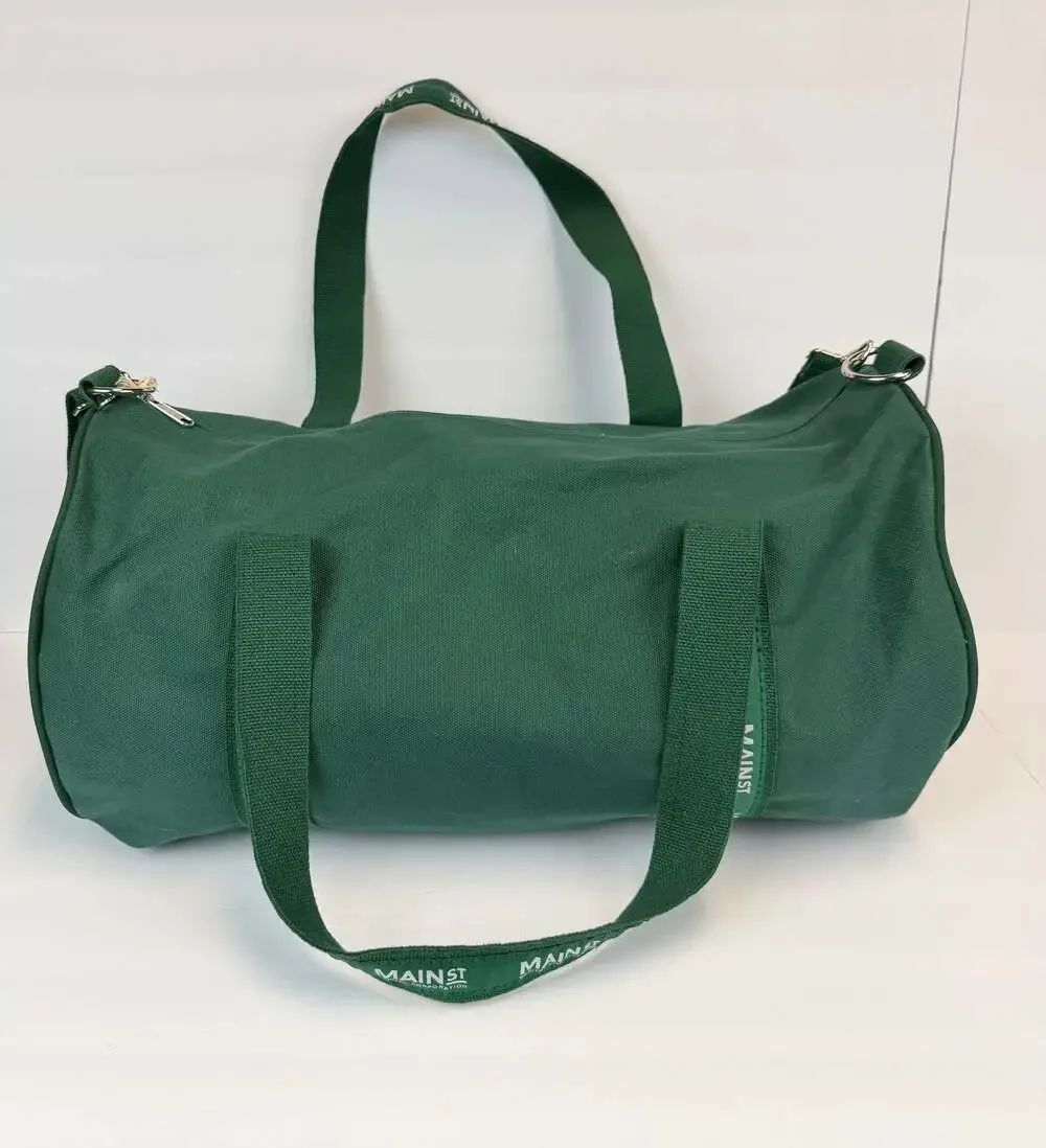 Banker Bags 100% Cotton Canvas Main St Capital Corporation  Duffle Bag